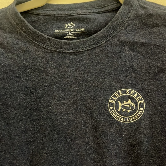 Southern tide boys long sleeve blue tshirt large - Picture 2 of 3
